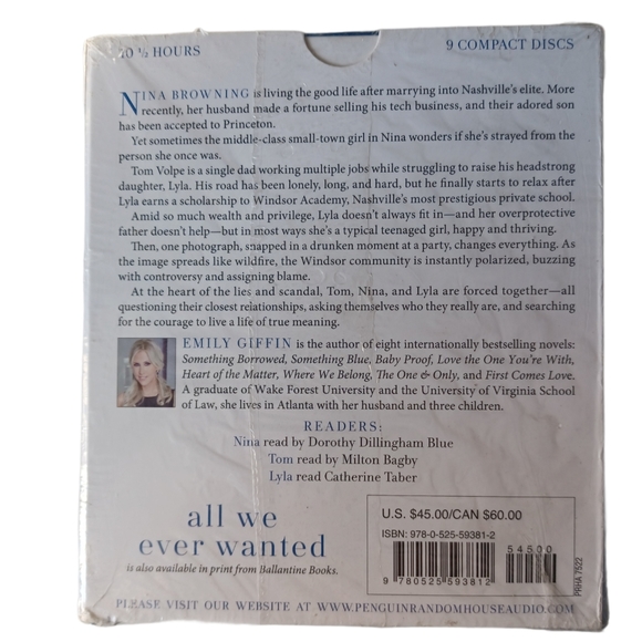 All We Ever Wanted Emily Griffin - Picture 2 of 2